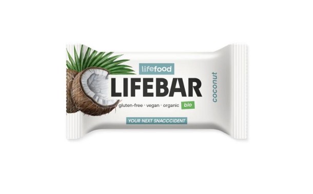 Lifefood Lifebar kokos mini bio (25 Gram)