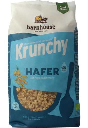 Barnhouse Krunchy pur haver zonder toegevoegde suikers bio (750 Gram)