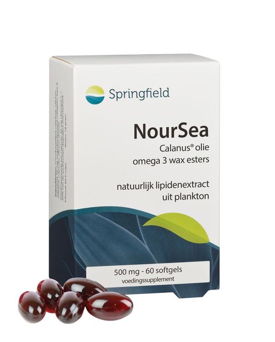 Springfield NourSea calanusolie omega 3 wax esters (60 Softgels)