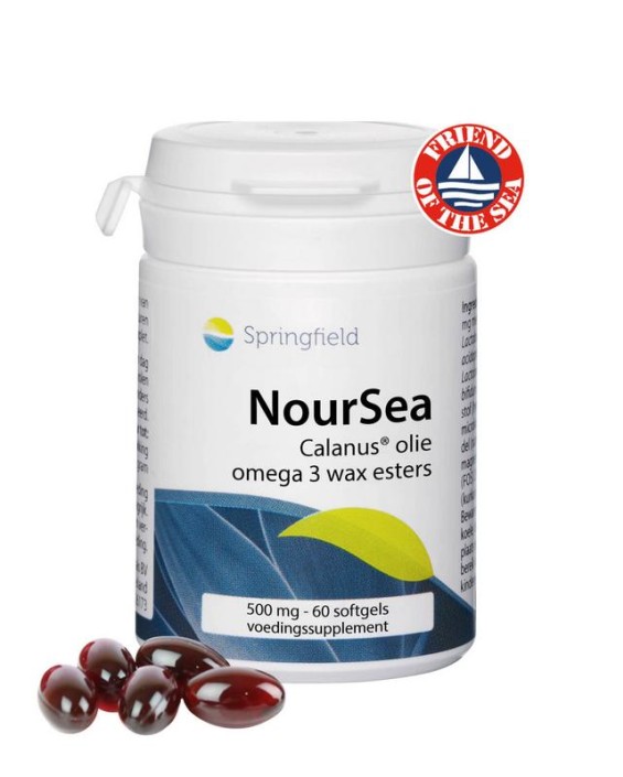 Springfield NourSea calanusolie omega 3 wax esters (60 Softgels)