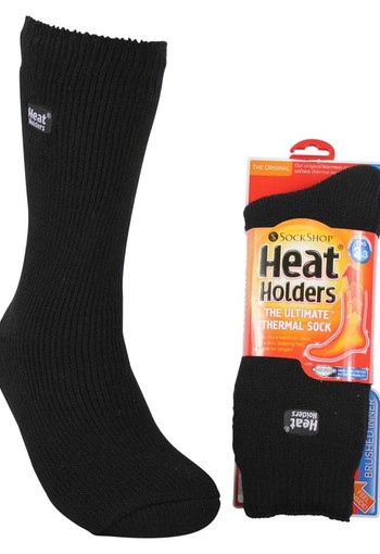 Heat Holders Ladies original socks maat 4-8 black (1 Paar)