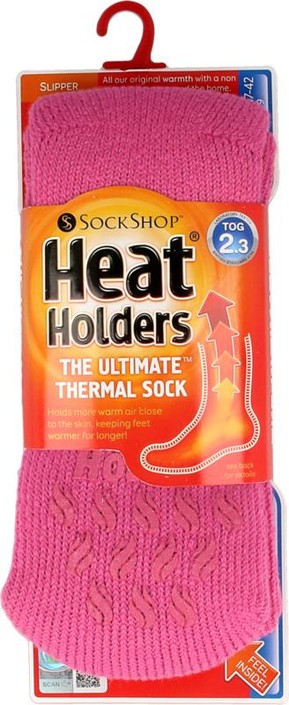 Heat Holders Ladies slipper socks maat 4-8 candy (1 Paar)