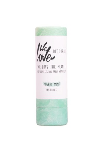 We Love 100% Natural deodorant stick mighty mint (65 Gram)