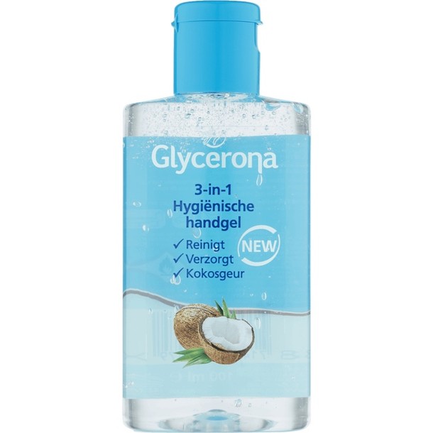 Glycerona 3-in-1 Hygiënische Handgel Kokos 100 ml