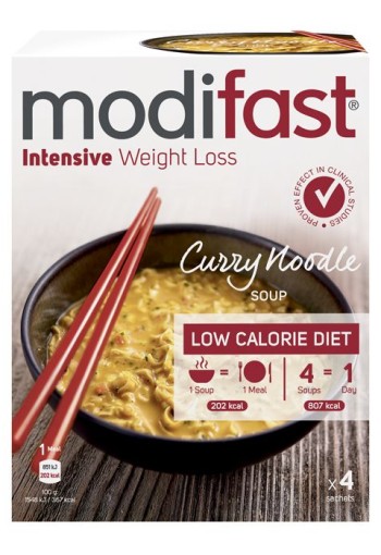 Modifast Intensive soep curry noodles (220 Gram)