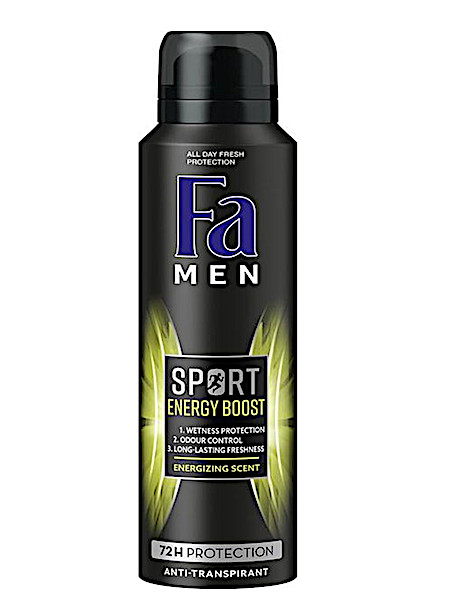 FA Deodorant spray men sport energy boost (150 Milliliter)