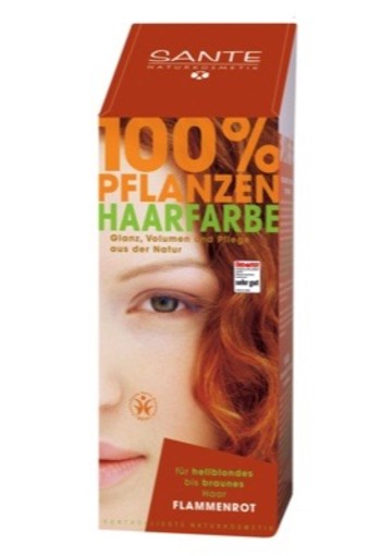 Sante Haarverf vlammend rood BDIH (100 Gram)