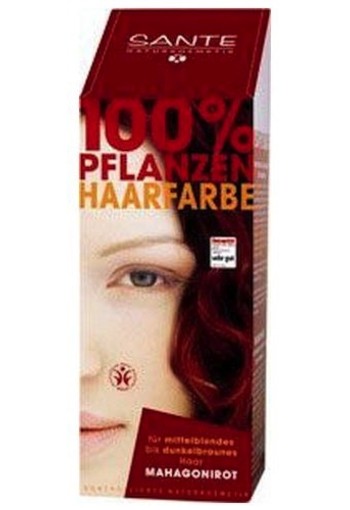 Sante Haarverf mahagony rood BDIH (100 Gram)