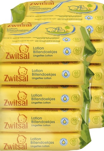 Zwitsal Lotion Billendoekjes 8+2. | 10stuks
