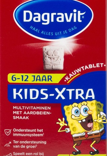 Dagravit Multi kids-xtra 6-12 jaar (60 Kauwtabletten)