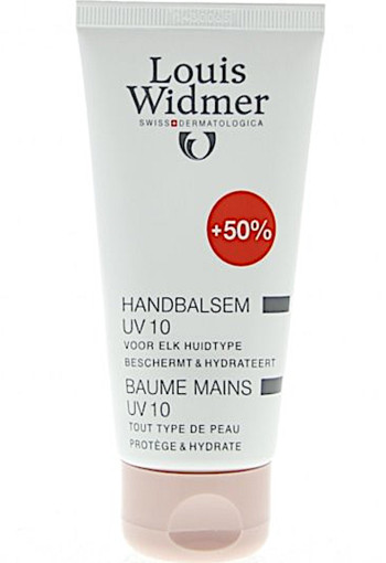 Louis Widmer Handbalsem UV 10 Licht Geparfumeerd - 75 ml - Handbalsem