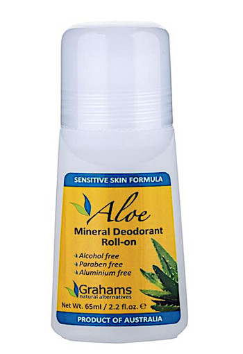 Grahams Deodorant mineral aloe (65 Milliliter)