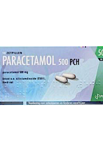 Teva Paracetamol 500 mg (10 Zetpillen)