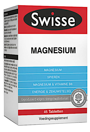 Swis­se Mag­ne­si­um ta­blet­ten 45 stuks