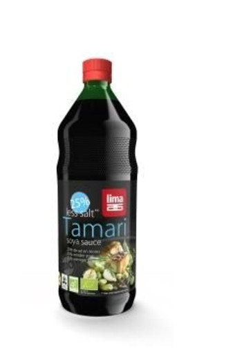 Lima Tamari 25% minder zout bio (1 Liter)