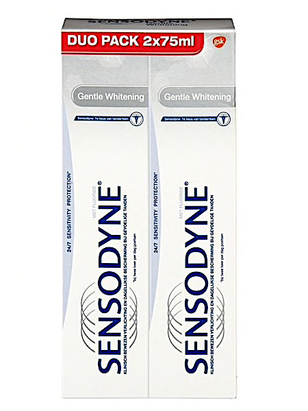 Sensodyne Gentle Whitening Tandpasta 2 x 75ml