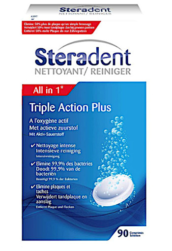 Stera­dent Tri­ple ac­ti­ve plus 90 stuks