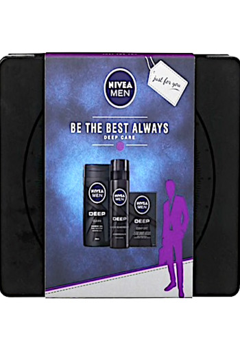 NIVEA Men Be The Best Always Deep Care Geschenkset. 