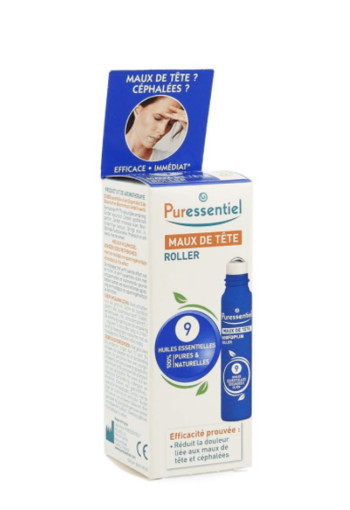 Puressentiel Hoofdpijn roller 9 essentiele olien (5 Milliliter)