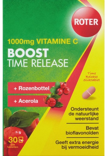 Roter Vitamine C 1000 mg Boost Time Release 30 Tabletten