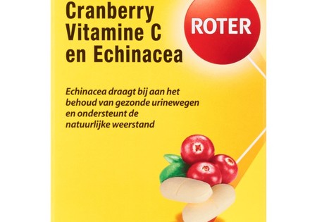 Roter Cranberry Vitamine C En Echinacea 30 Tabletten