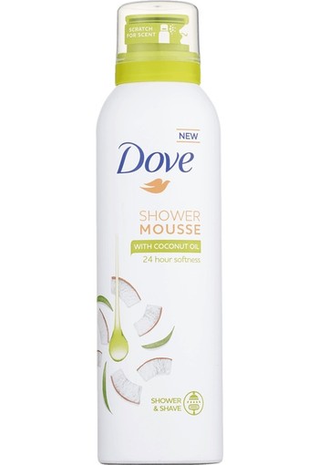 Dove Coconut Oil Shower & Shave Mousse 200 ml