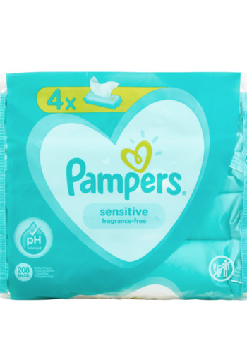 Pampers New Baby Sensitive Babydoekjes 4-pak / 200 stuks