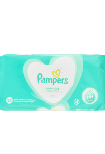 Pampers Sensitive Babydoekjes enkelpak 52 stuks