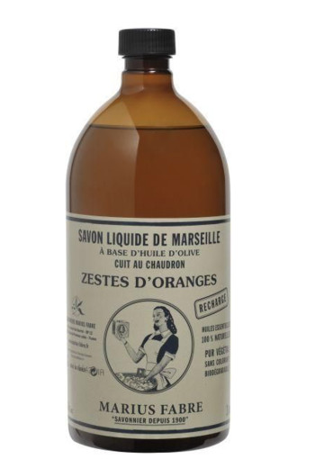 Marius Fabre Nature Marseille zeep sinaasschil navul (1 Liter)