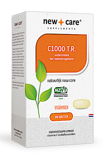 New Care C1000 T.R. ondersteunt het immuunsysteem Inhoud  120 tabletten