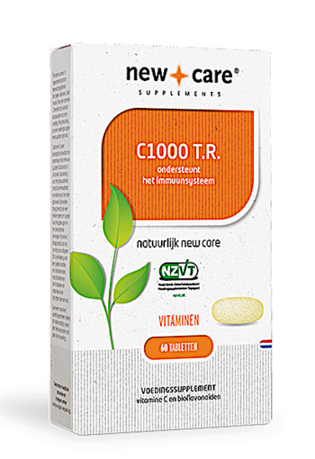 New Care C1000 T.R. ondersteunt het immuunsysteem Inhoud  60 tabletten