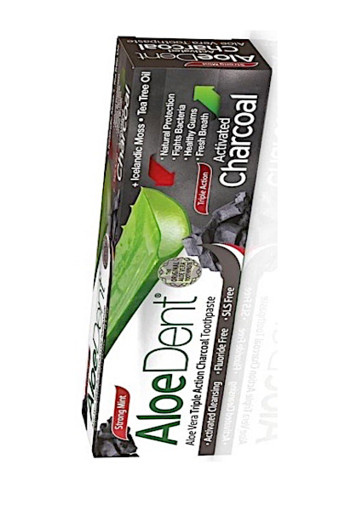 Aloe Dent Tandpasta charcoal (100 Milliliter)