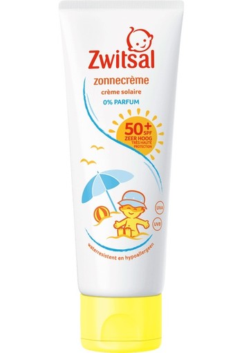 Zwitsal 0% Parfum Zonnecrème SPF50+ 75 ml
