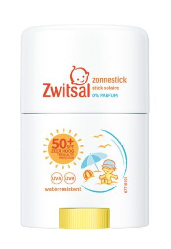 Zwitsal 0% Parfum Zonnestick SPF50+ 25 gram