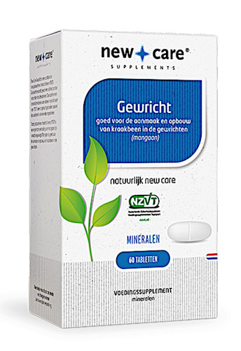 New Care Gewricht goed voor de aanmaak en opbouw van kraakbeen in de gewrichten (mangaan) Inhoud  60 tabletten