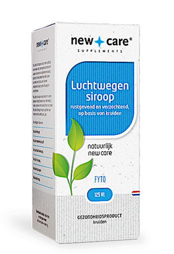 New Care Luchtwegen siroop rustgevend en verzachtend, op basis van kruiden Inhoud  125 ml