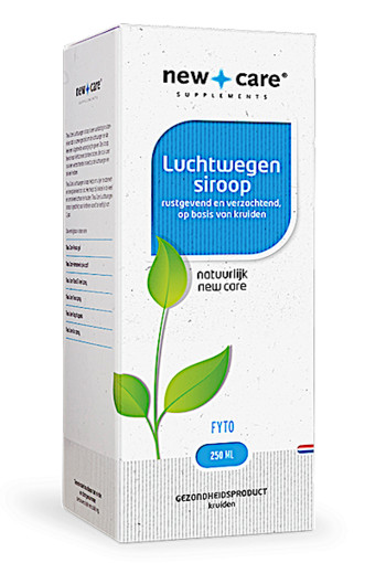 New Care Luchtwegen siroop rustgevend en verzachtend, op basis van kruiden Inhoud  250 ml