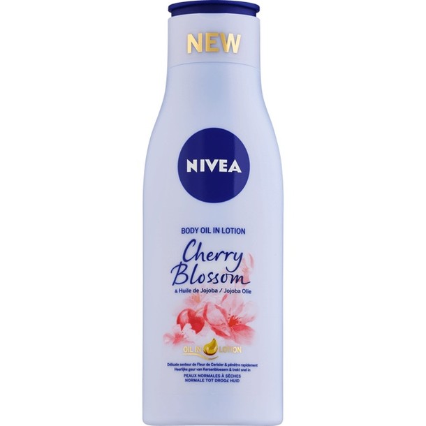 Nivea Body oil lotion cherry blossom & jojoba (200 ml)