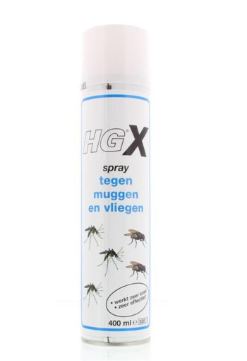 HG X muggen/vliegen spray (400 Milliliter)