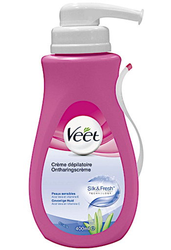 Veet Ont­ha­rings­crè­me ge­voe­li­ge huid pomp  400 ml