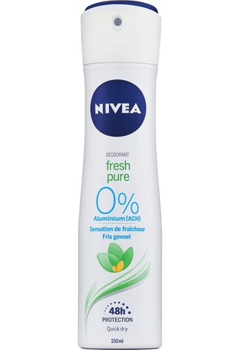 NIVEA Pure & Natural Deodorant Spray 150 ml 