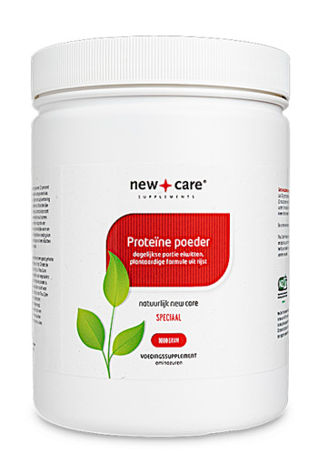 New Care Proteïne poeder dagelijkse portie eiwitten, plantaardige formule uit rijst Inhoud  1000 gram
