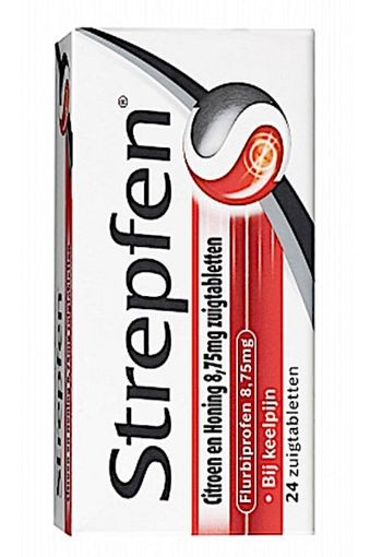 Strepfen Citroen & honing (24 Zuigtabletten)