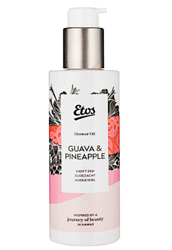 Etos Ha­wai­i­an gu­a­va & pi­ne­ap­ple showeroil  200 ml