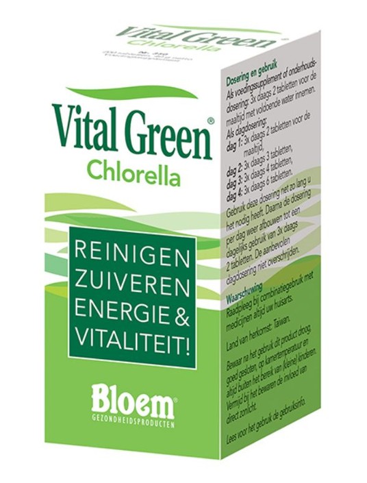 Bloem Chlorella vital green (200 Tabletten)