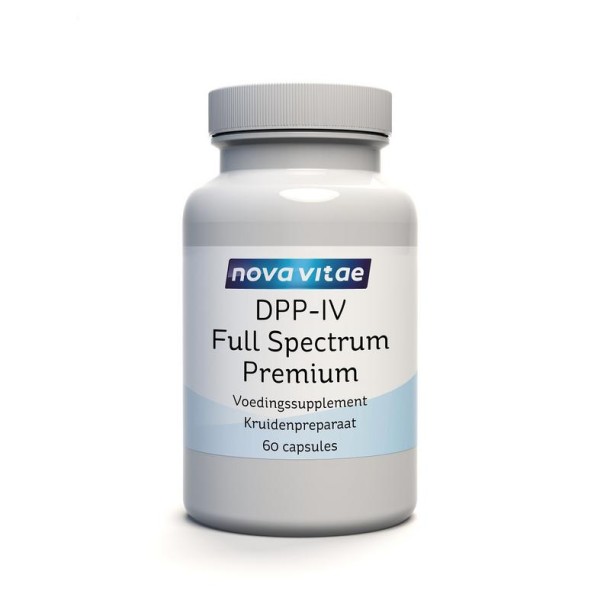 Nova Vitae DPP-IV Full spectrum premium (60 Vegetarische capsules)