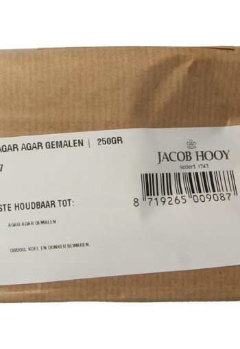 Jacob Hooy Agar agar gemalen (250 Gram)