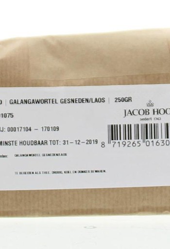 Jacob Hooy Galangawortel gesneden/laos (250 Gram)