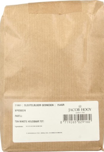 Jacob Hooy Sleutelbloemen gesneden (250 Gram)