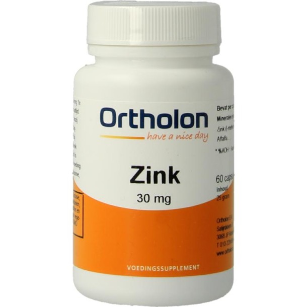 Ortholon Zink citraat 30mg (60 Tabletten)